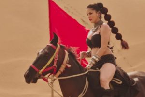 sunny leone riding horse