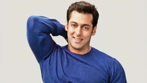 salman khan in blue tshirt