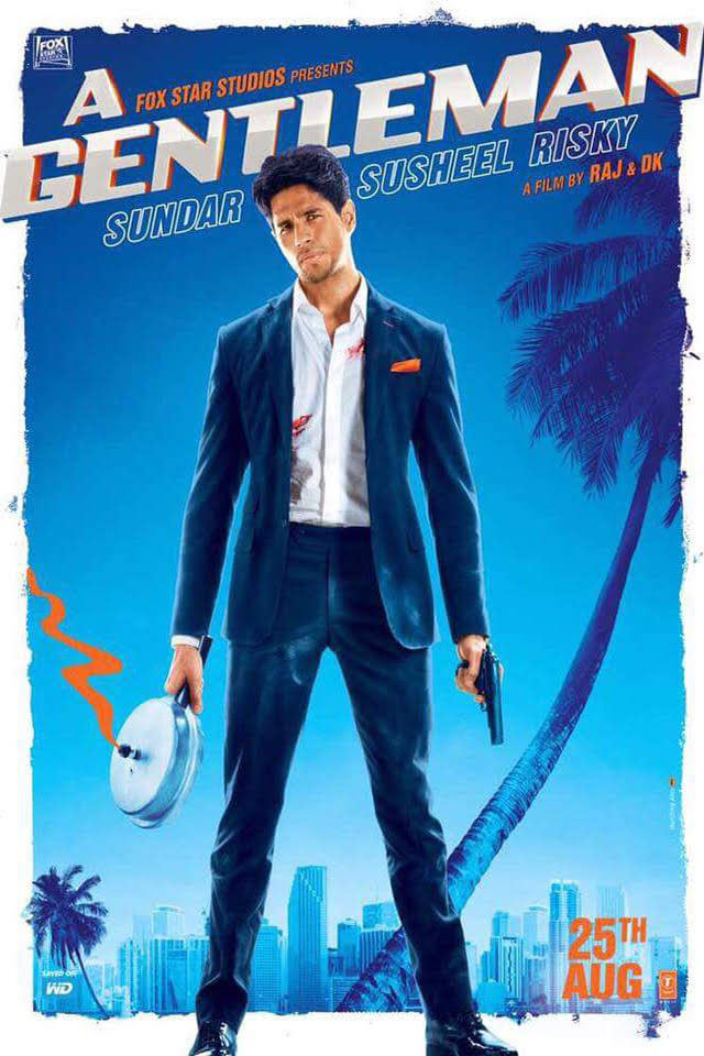 sidharth malhotra gentleman movie poster