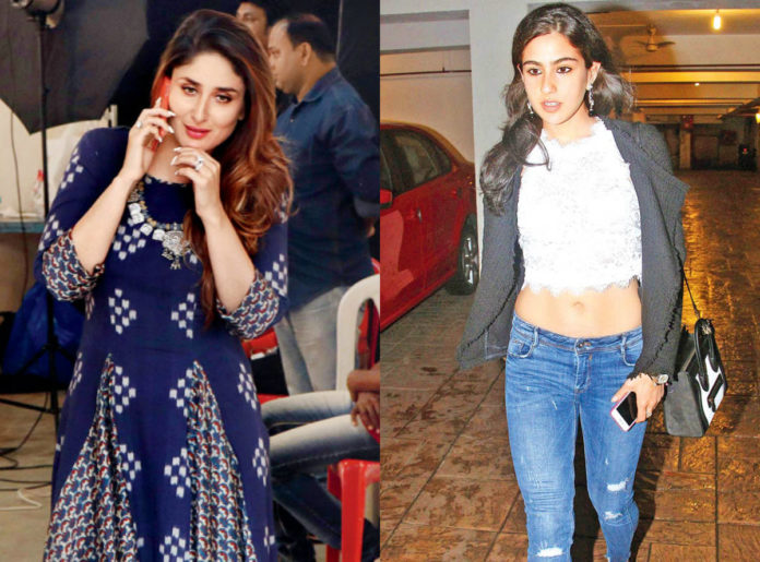 Kareena Kapoor and Sara Ali Khan