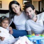 Sunny leone and daniel weber with their baby