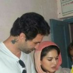 Sunny leone with her baby