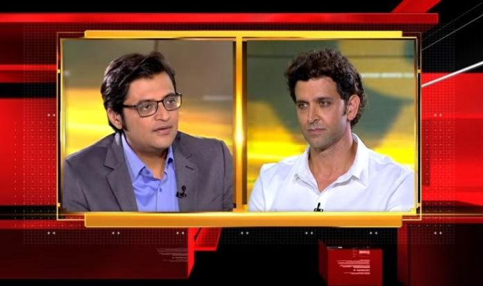 arnab goswami hrithik roshan