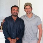 Anand kumar with Hrithik Roshan image